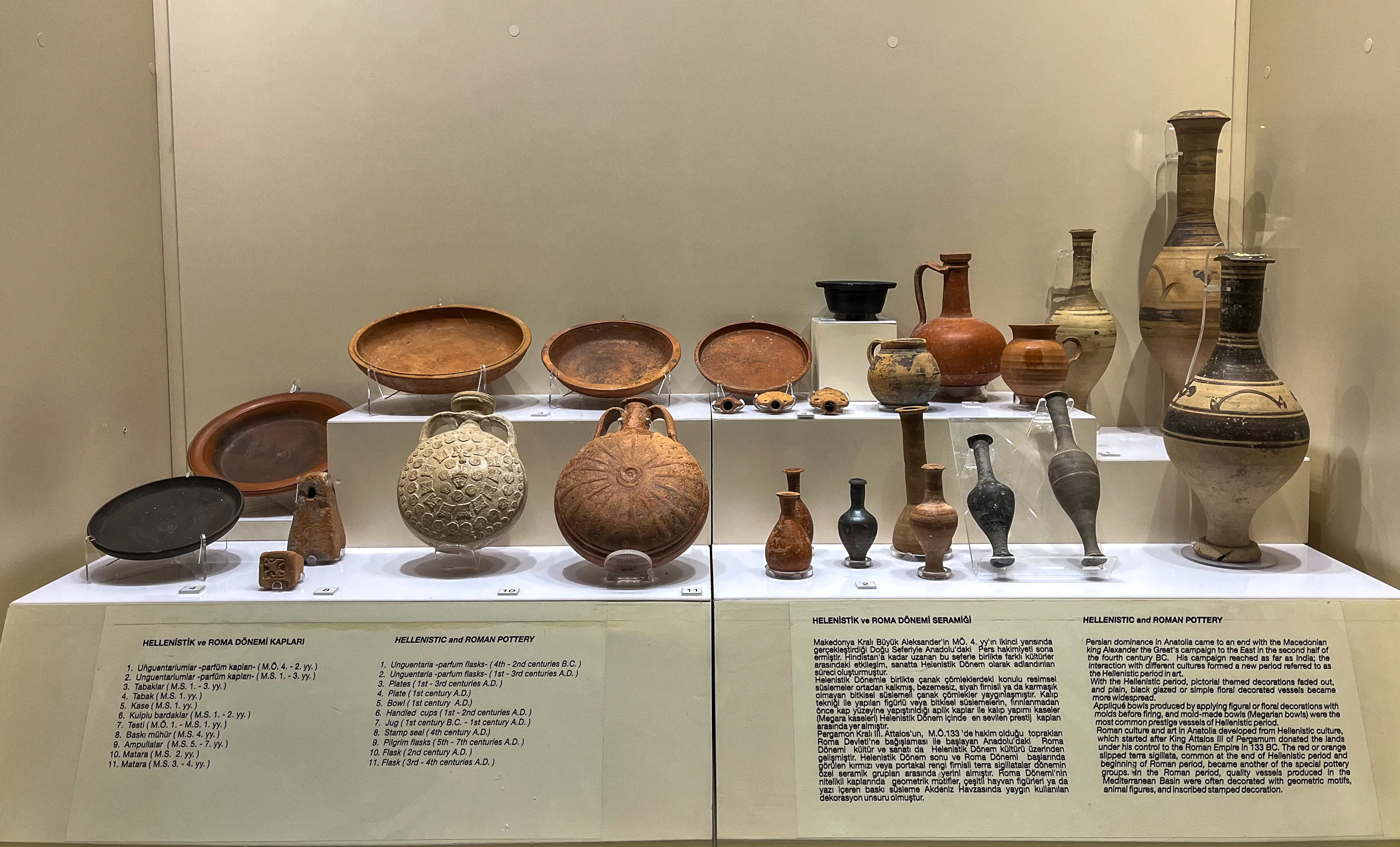 Helenistik ve Roma Dönemi kapları