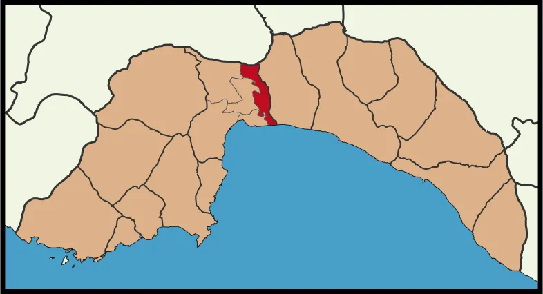 Aksu'nun Antalya'daki konumu