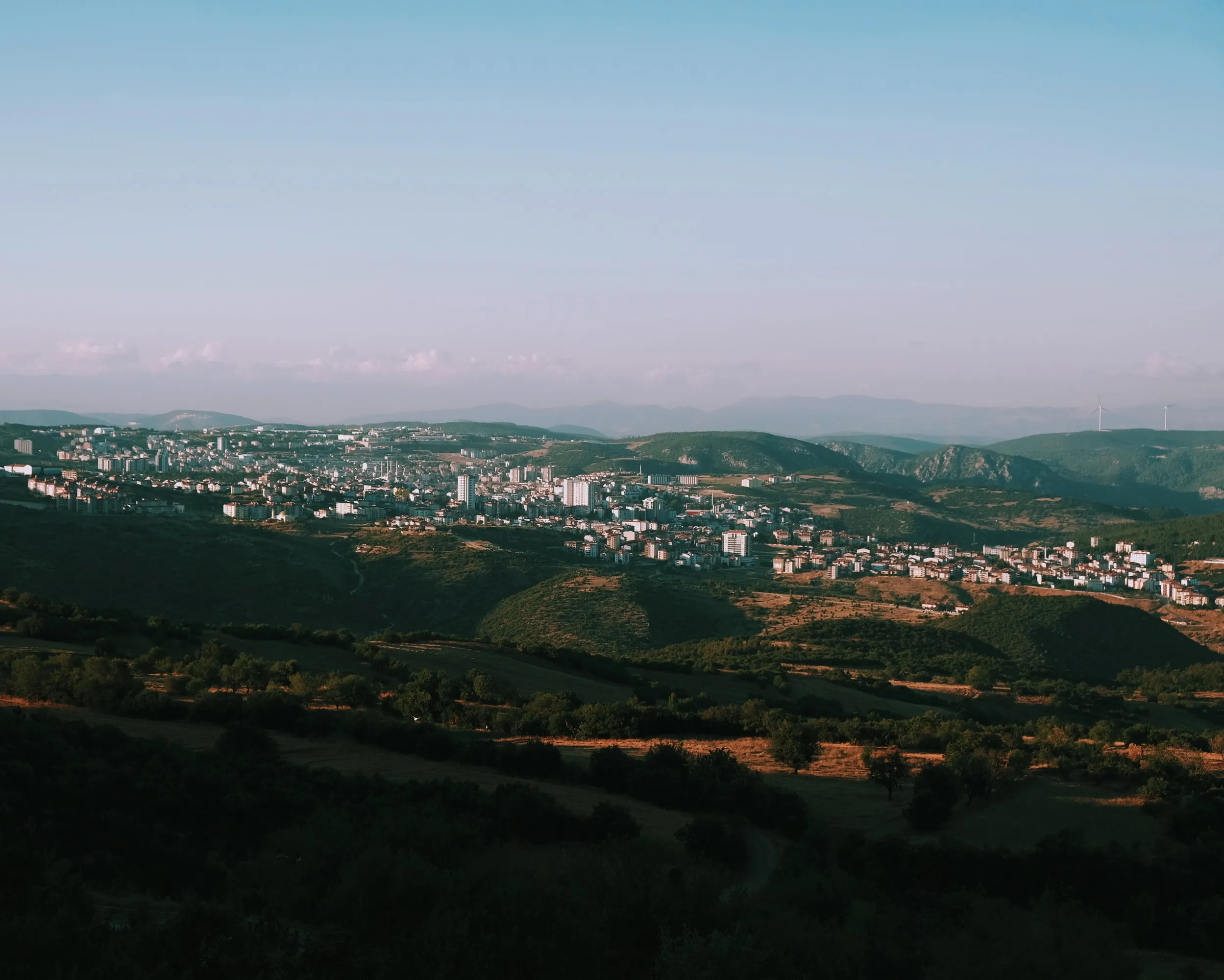 Bilecik’in Abbaslık köyünden bir görünüm.