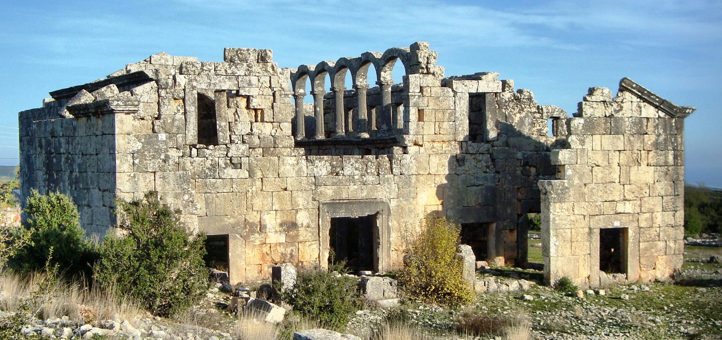 Cambazlı Bizans Kilisesi panoramik görünüm
