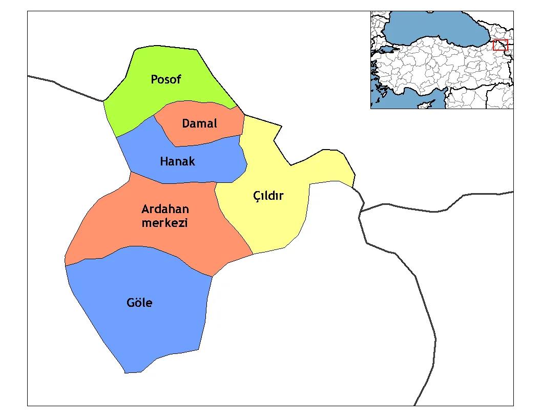 Çıldır'ın Konumu
