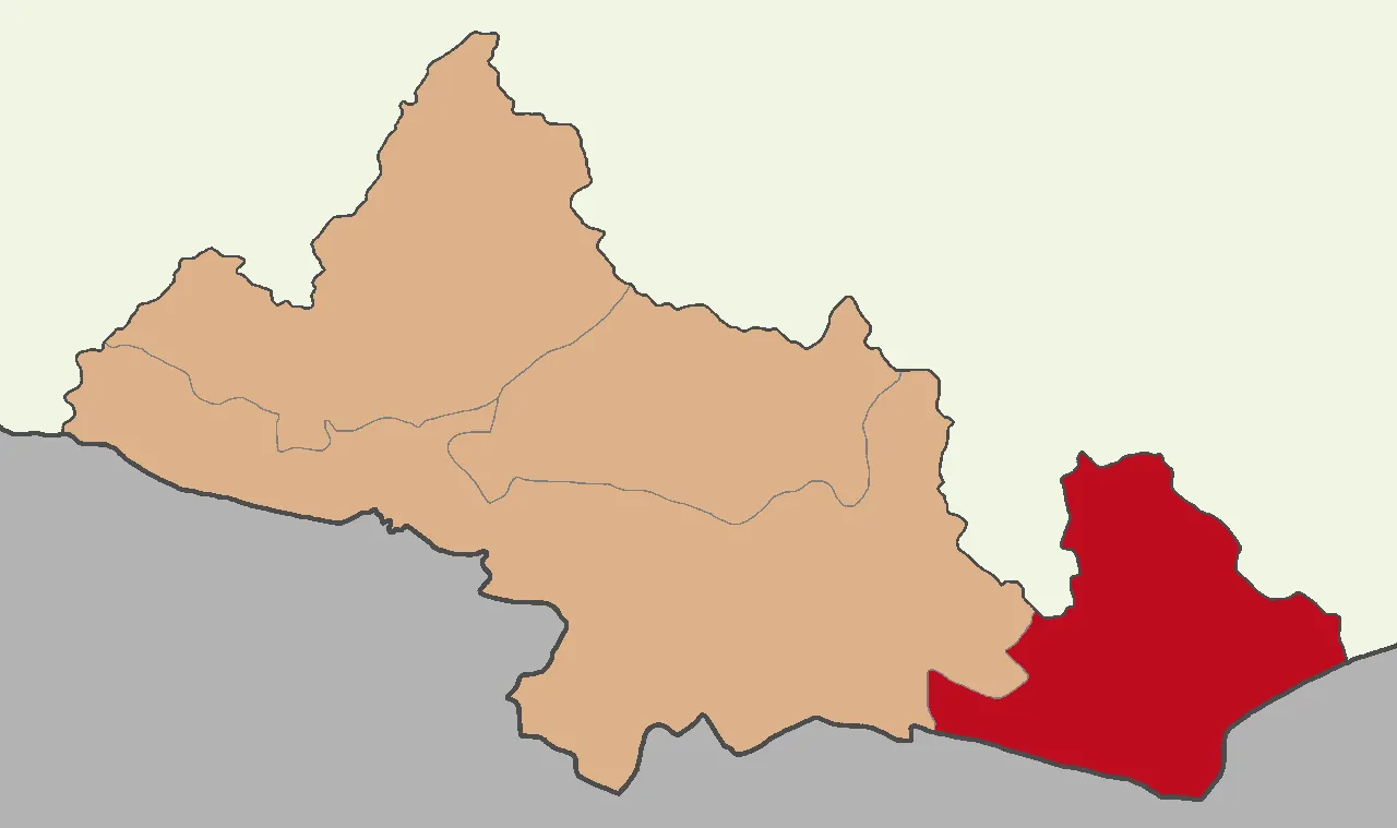 Elbeyli'nin Kilis'teki konumu