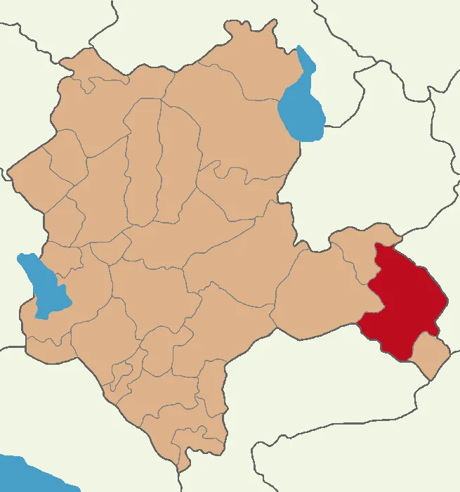 Ereğli'nin Konya'daki konumu