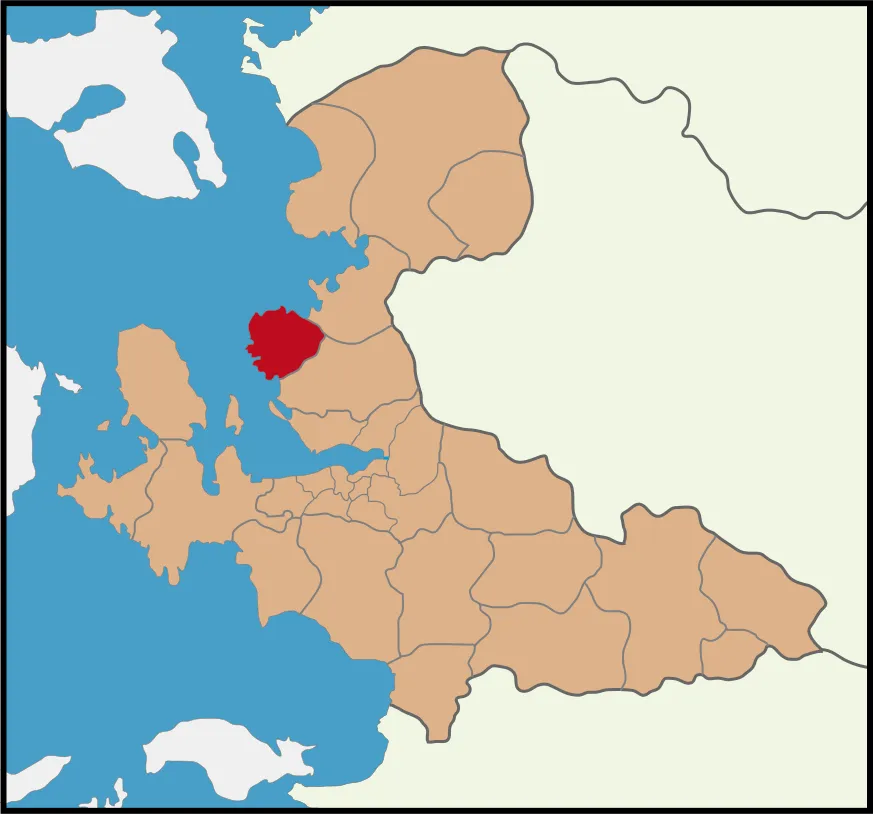 İzmir'deki yeri