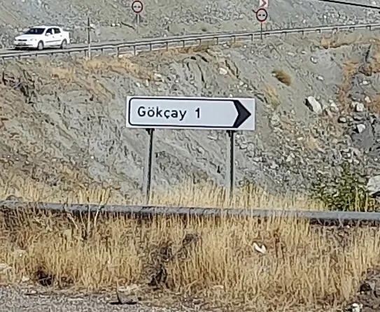 Köyün girişinden bir görünüm