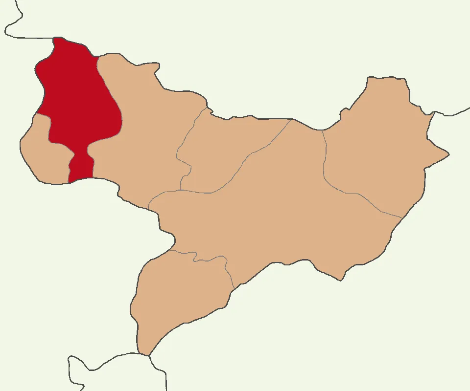 Gümüşkacıköy ilçesinin Amasya'daki konumu