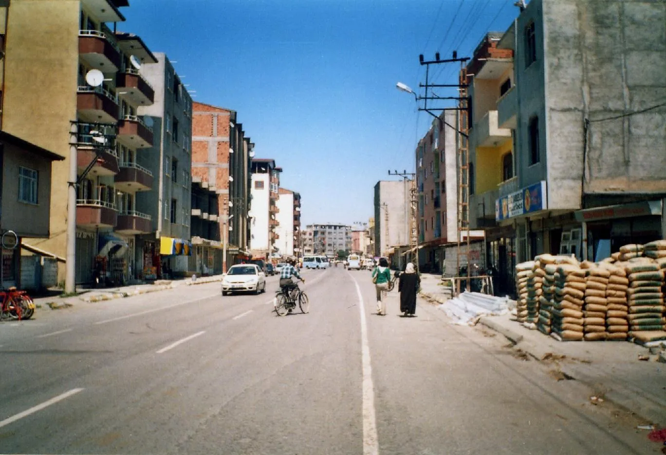 Halfeli yolundan bir görünüm
