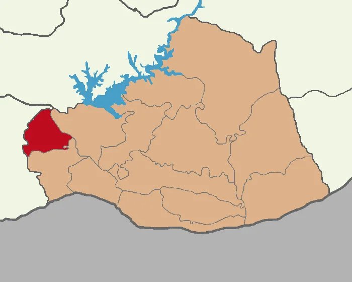 Halfeti'nin Şanlıurfa'daki konumu