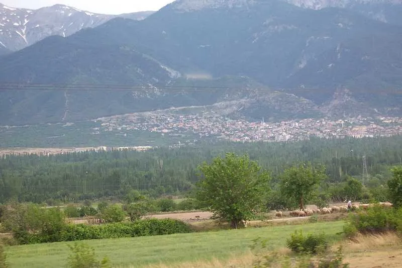 Honaz ilçesi ve Honaz dağı