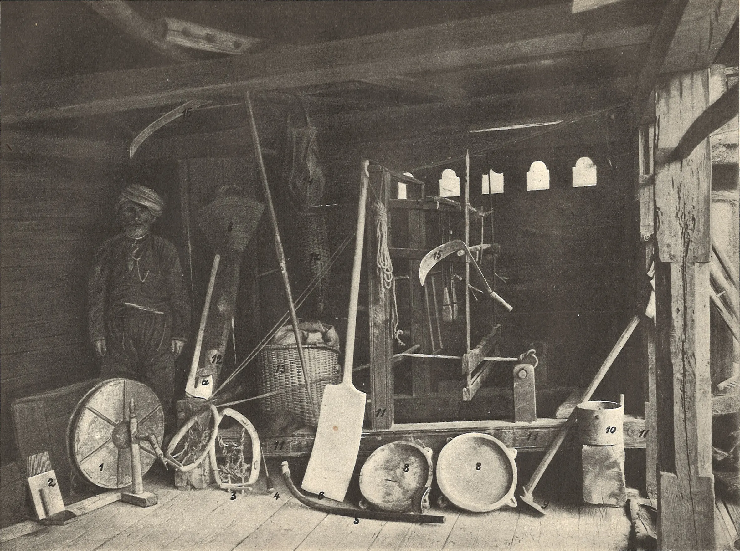 Bir İmerhev evinin içi, Nikolay Marr, 1904.