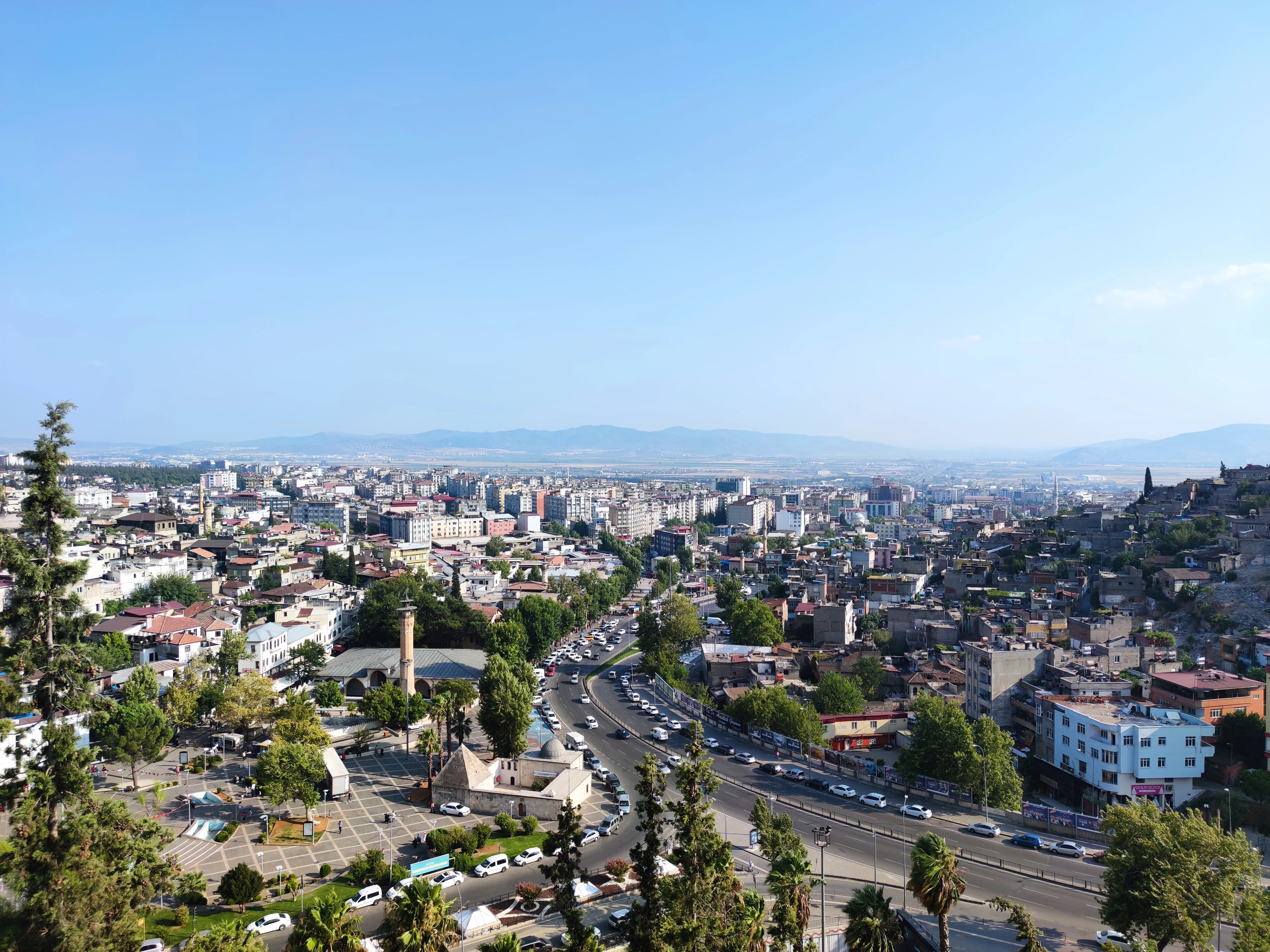 Şehrin Kahramanmaraş Kalesi'nden bir görünümü (Ağustos 2022)