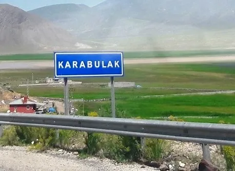 Karabulak'ın girişi