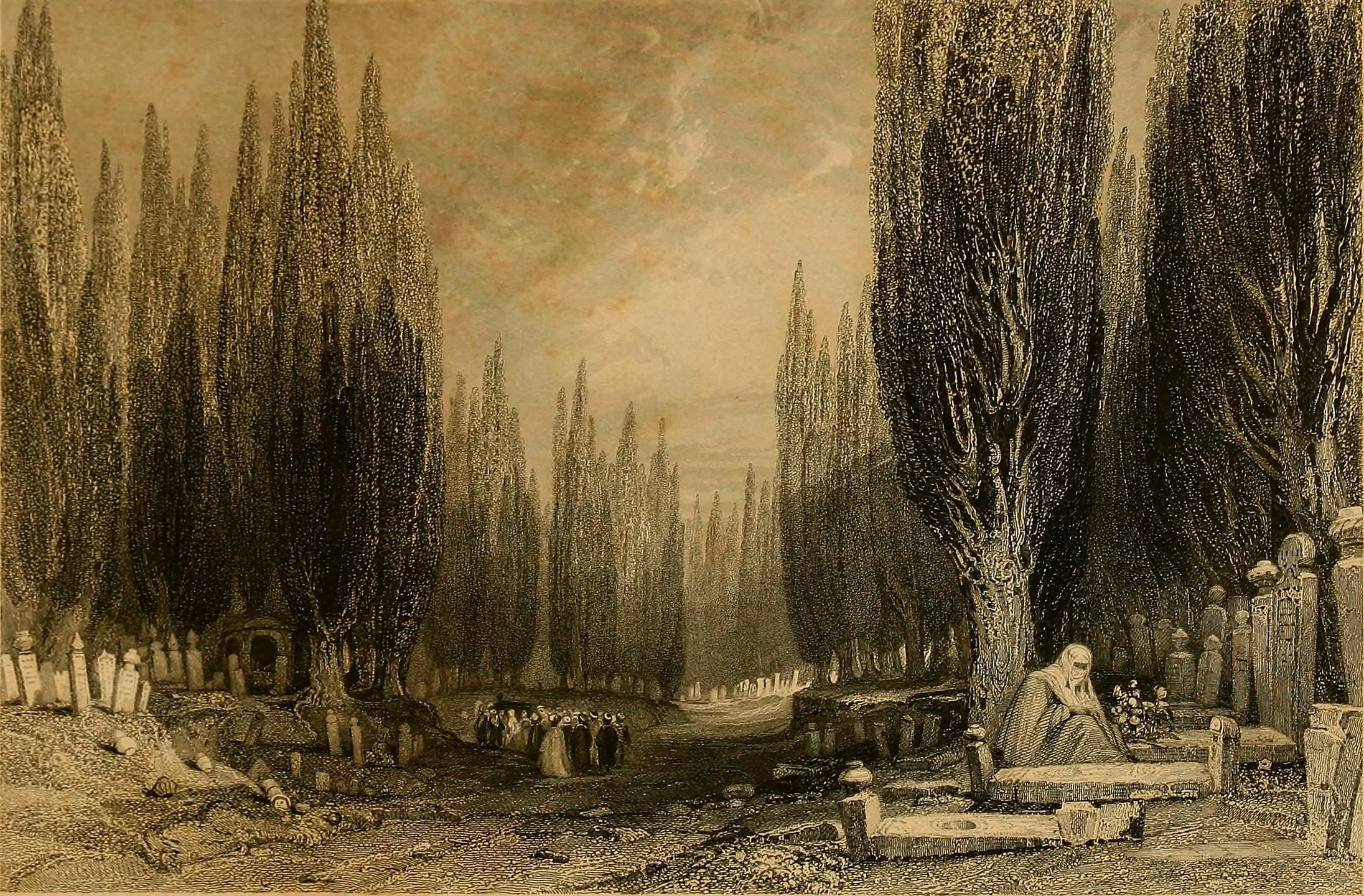 Thomas Allom çiziminden 1839'da Karacaahmet
