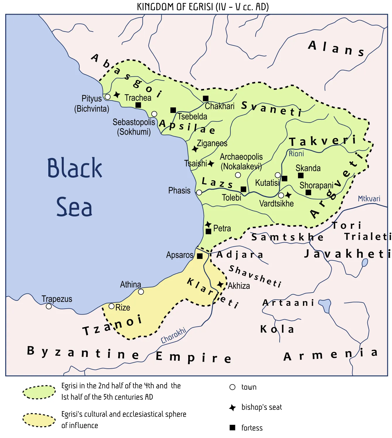 Lazika Krallığı (Egrisi) MS 4. yy. - MS 5. yy.
