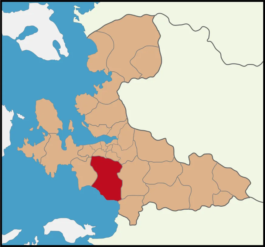 İzmir'deki yeri