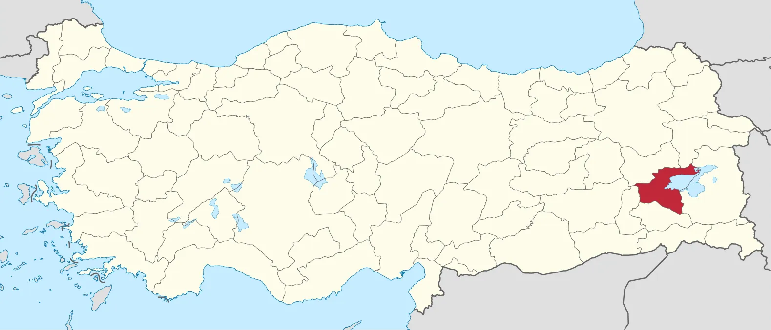 Türkiye'de yeri