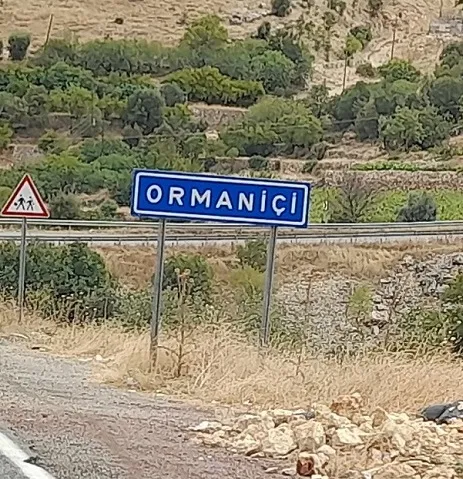 Köyün girişinden bir görünüm