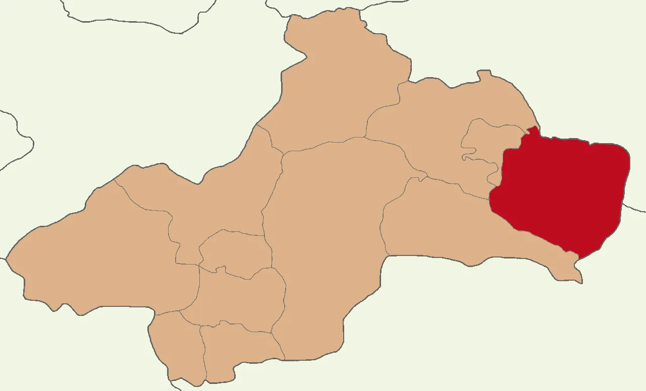 Reşadiye ilçesinin Tokat'taki konumu