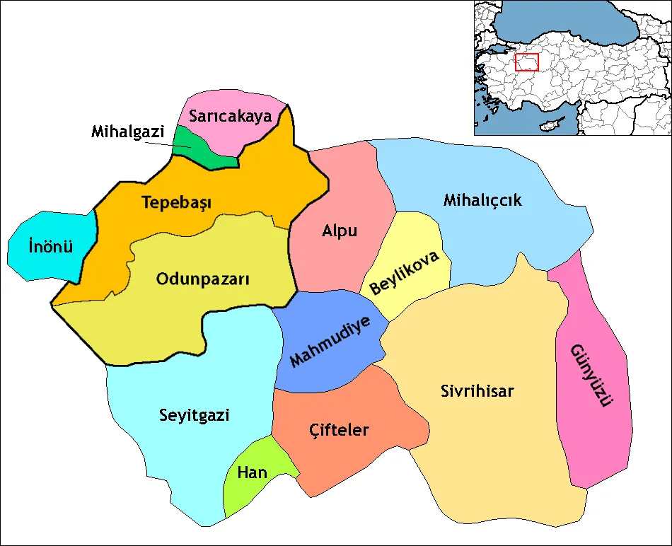 Eskişehir'in ilçeleri