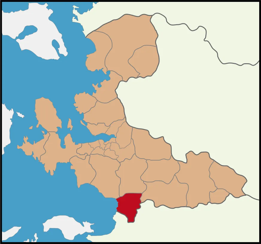 İzmir'deki konumu