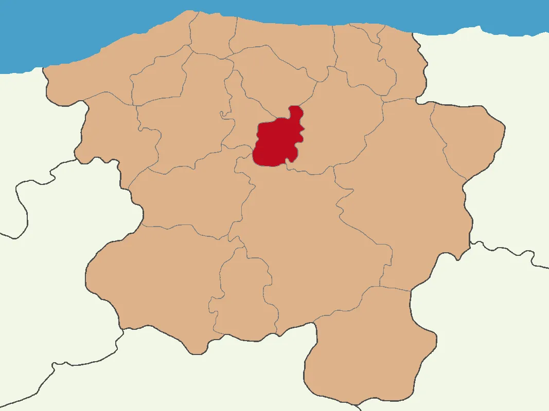 Seydiler ilçesinin Kastamonu'daki konumu