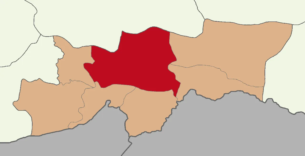 Şırnak'ın Şırnak ilindeki konumu