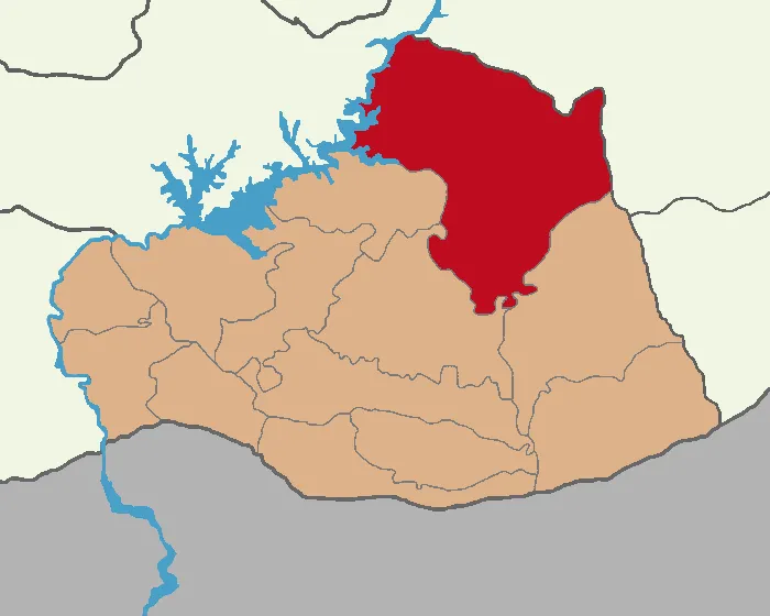 Siverek'in Şanlıurfa'daki konumu