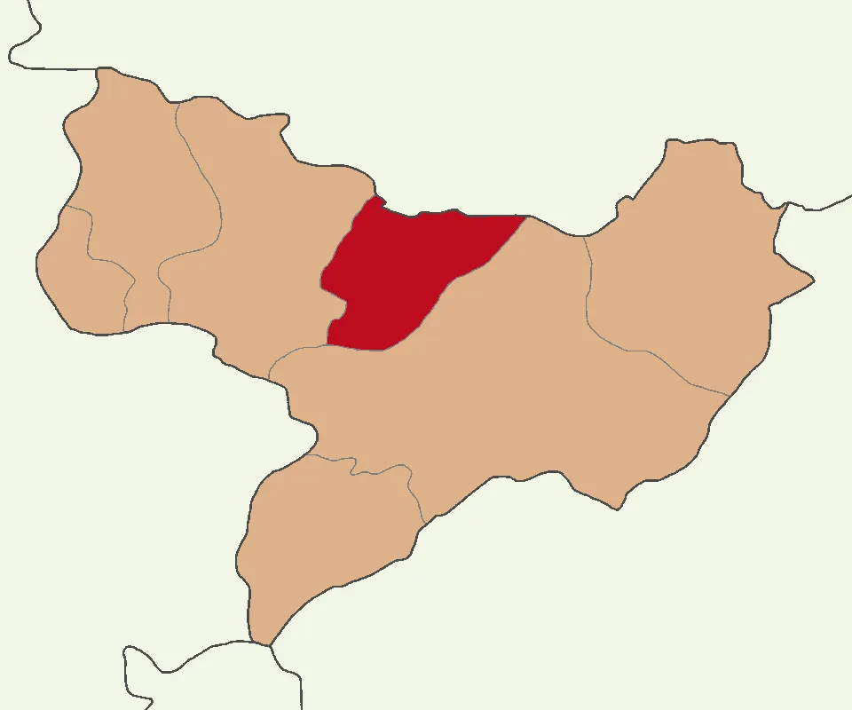 Suluova ilçesinin Amasya'daki konumu