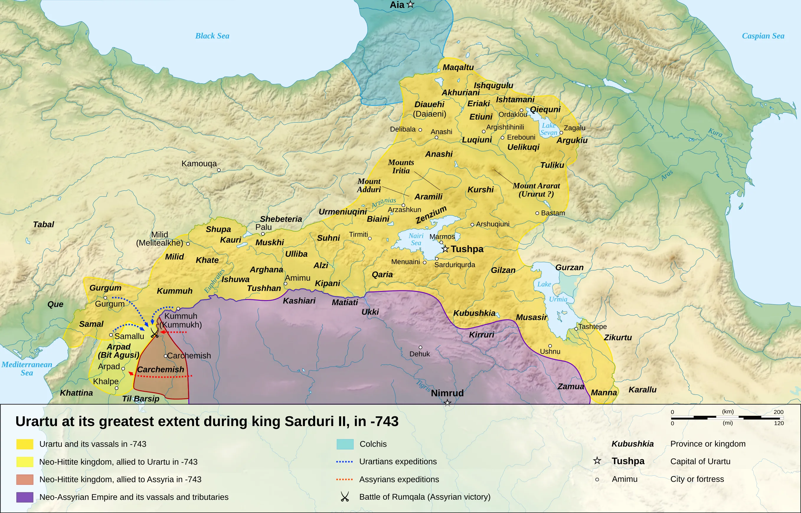 II. Sarduri döneminde Urartu (MÖ 743)