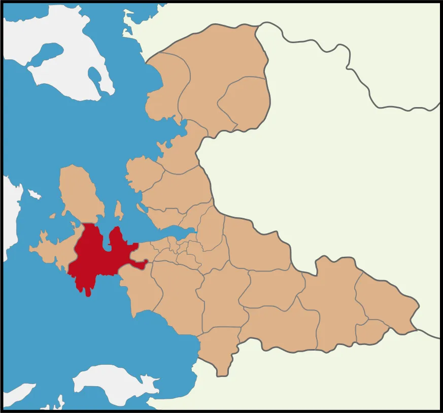 İzmir'deki yeri