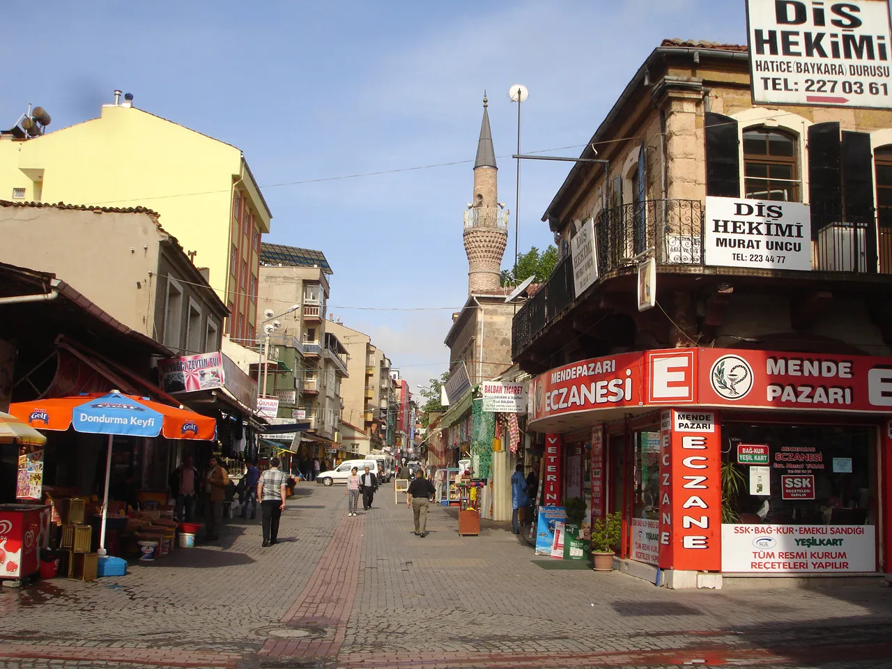 Mendepazarı semtinden bir görünüm (Mayıs 2009)