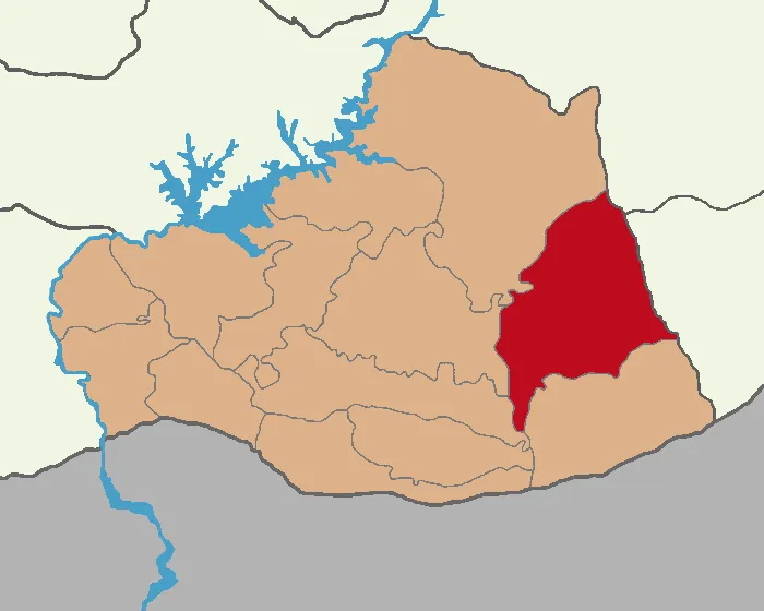 Viranşehir'in Şanlıurfa'daki konumu