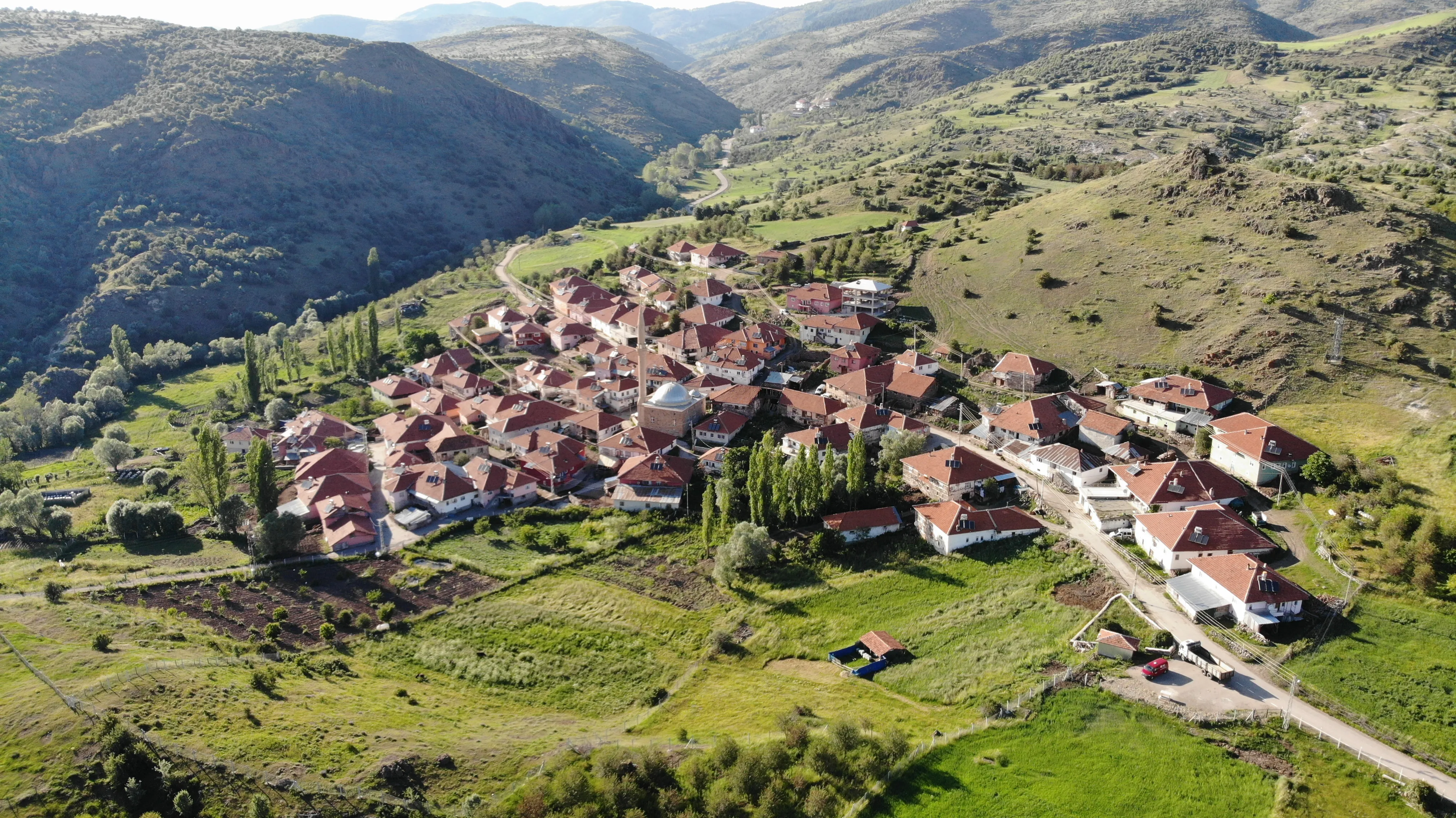Yıldırımelören Köyü drone görüntüsü