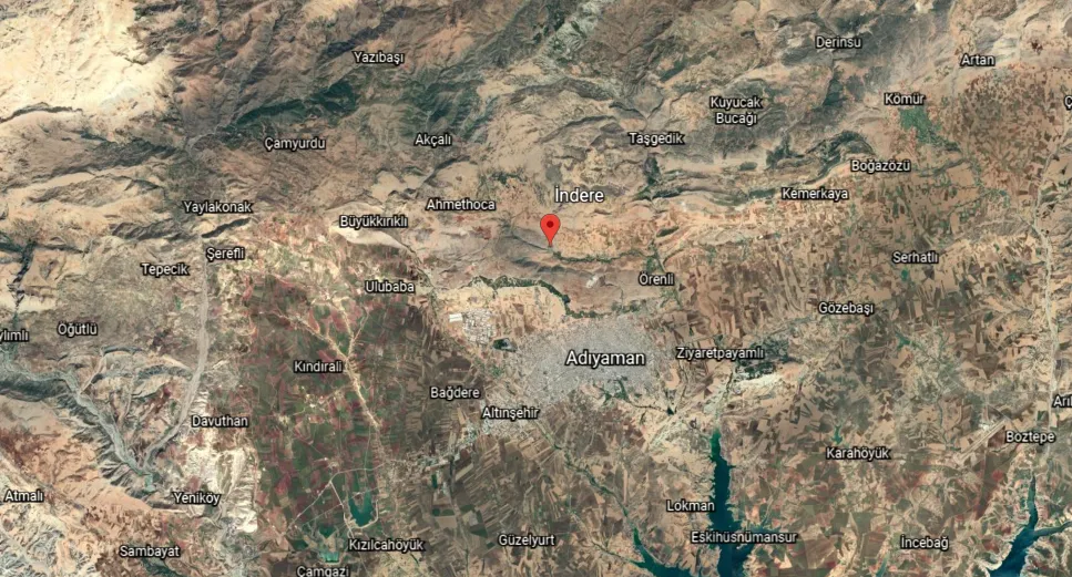 Zey'in Adıyaman coğrafyasındaki konumu